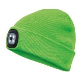 DEEL LED sapka fejlámpával zöldcitrom, szín: zöld