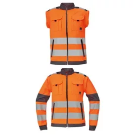   MAX VIVO HV férfi HI-VIS dzseki/mellény - narancs, méret: 52, szín: Narancssárga