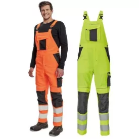 MAX VIVO HV férfi HI-VIS mellesnadrág - sárga/narancs