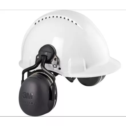 C0402009699999, Peltor X5P3 elektromosan szigetelt fekete sisakra rögzíthető fültok (SNR 36 dB)