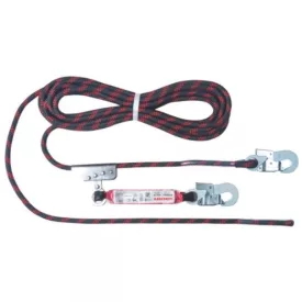   PFAAC03250L2 LANOSTOP lanex munkavédelmi biztosító készlet mozgatható zuhanásgátlóval (a fék nem szerelhető le) magasban végzett munkához, 50 méter fonott kötéllel (O 12 mm), csatlakozóval és AZ002 karabinerrel felszerelt