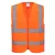 C375 - Hi-Vis zippzáras mellény