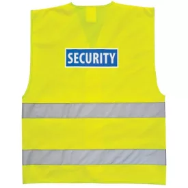   Portwest C404 security-s jól láthatósági munkavédelmi mellény, Jólláthatósági