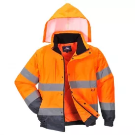   C468ORRL, C468-s Portwest, HiVis 2 az 1-ben kabát  Narancssárga színben, méret: L