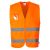 C497ORRM, C497-s Portwest, Hi-Vis kevertszálas mellény, Jólláthatósági, Narancssárga, M