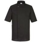 C735 Portwest Surrey séf kabát S/S Fekete M