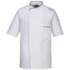 C735 Portwest Surrey séf kabát S/S Fehér M