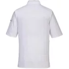 C735 Portwest Surrey séf kabát S/S Fehér XL