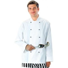   Portwest gasztro ruha, Cornwall szakácskabát (séfkabát) fehér színben, gombos kivitelben, kiváló ár/érték arányú modell. C831