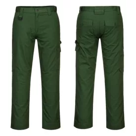 Portwest, Super Work nadrág, Forest Green Short, 46-s