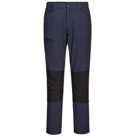 CD886 Portwest 4 irányban nyúló anyagból munkavédelmi nadrág Navy/Fekete 46