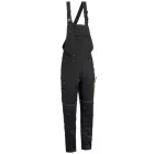 RS_COMFORT-BP-B  COMFORTOS fekete-fluoreszcens sárga munkavédelmi mellesnadrág 