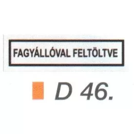 Fagyállóval feltöltve D46