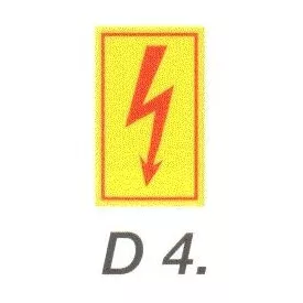 Villámjel D4/sz