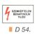 Üzemképtelen! Bekapcsolni tilos! D54