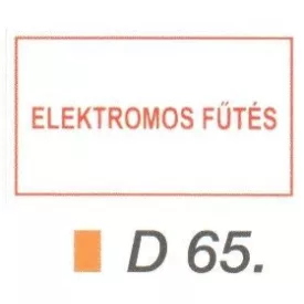 Elektromos fütés D65