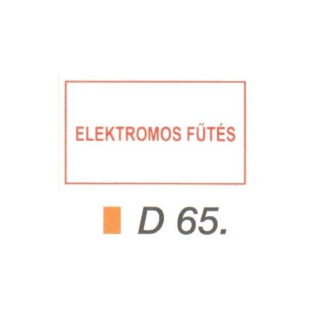 Elektromos fütés D65