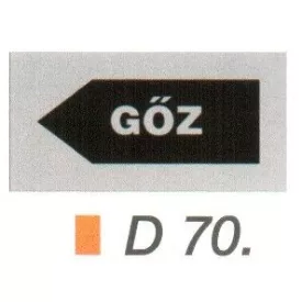 Csövezeték jelölése - göz D70