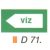 Csövezeték jelölése - víz D71