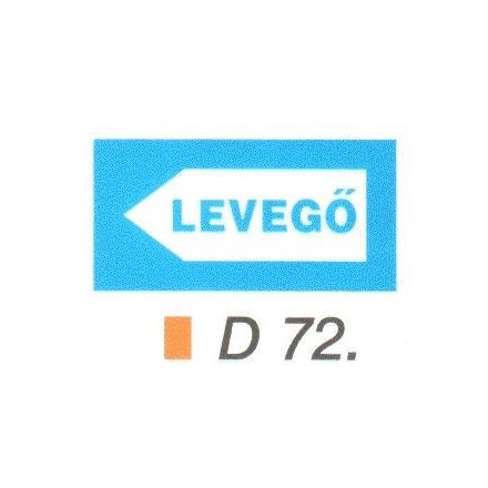 Csövezeték jelölése - levegö D72