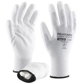   Rock Safety DRAGONFLY-V Poliészter szerelőkesztyű PU tenyérmártással
