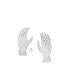Procera X-Dotstar mikropöttyös cérnakesztyű - fehér
