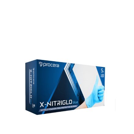 Procera X-Nitriglo egyszerhasználatos nitril kesztyű - kék