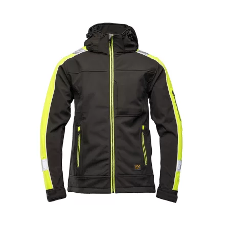 Rival softshell kabát levehető kapucnival