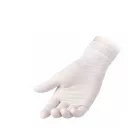Reflexx R40 egyszerhasználatos púderes latex kesztyű - fehér