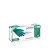 Reflexx R68 erősített egyszerhasználatos nitril kesztyű - zöld