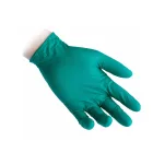 Reflexx R68 erősített egyszerhasználatos nitril kesztyű - zöld