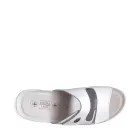 Sanital Light 1375 női papucs - tépőzáras - fehér