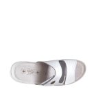 Sanital Light 1375 női papucs - tépőzáras - fehér