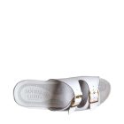 Sanital Light 371 női papucs - csatos - fehér