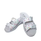 Sanital Light 4371 női papucs - csatos - virág mintás