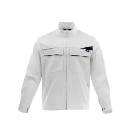 Sara King Flex kabát - fehér - v.szürke