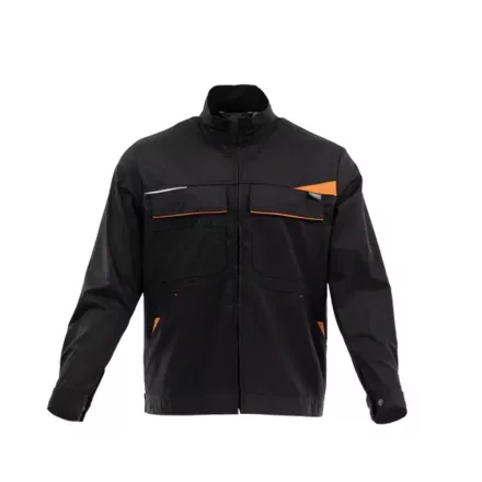 Sara King Flex kabát - s.szürke - narancs