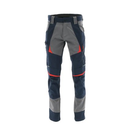 Sara Cottonflex deréknadrág - navy kék - sötétszürke