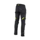 Sara Cottonflex deréknadrág - fekete - sárga