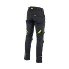 Sara Cottonflex deréknadrág - fekete - sárga