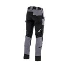 Sara Cottonflex deréknadrág - szürke - fekete