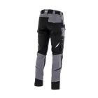 Sara Cottonflex deréknadrág - szürke - fekete