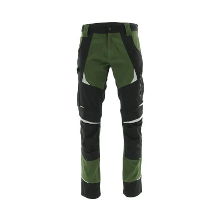 Sara Cottonflex deréknadrág - zöld - fekete