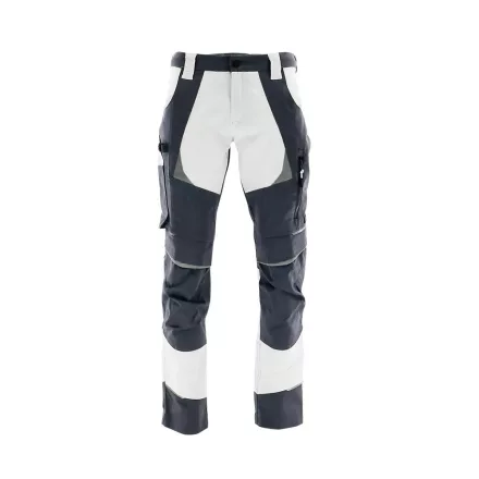 Sara Cottonflex deréknadrág - fehér - szürke