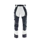 Sara Cottonflex deréknadrág - fehér - szürke