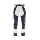 Sara Cottonflex deréknadrág - fehér - szürke