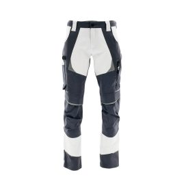 Sara Cottonflex deréknadrág - fehér - szürke