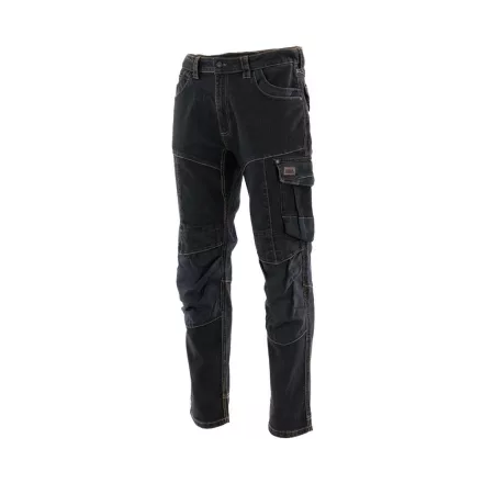 Sara Western Rodeo Jeans farmer deréknadrág - fekete