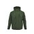 Sara Comfort Winter bélelt softshell hosszú kabát olíva zöld - fekete