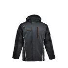 Sara Standard Winter bélelt hosszú kabát - sötétszürke